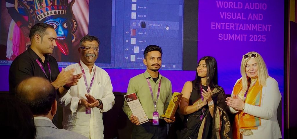 SXILL Student Arjun Kumar Wins “Best Animator” at WAVES 2025 Awards of Excellence