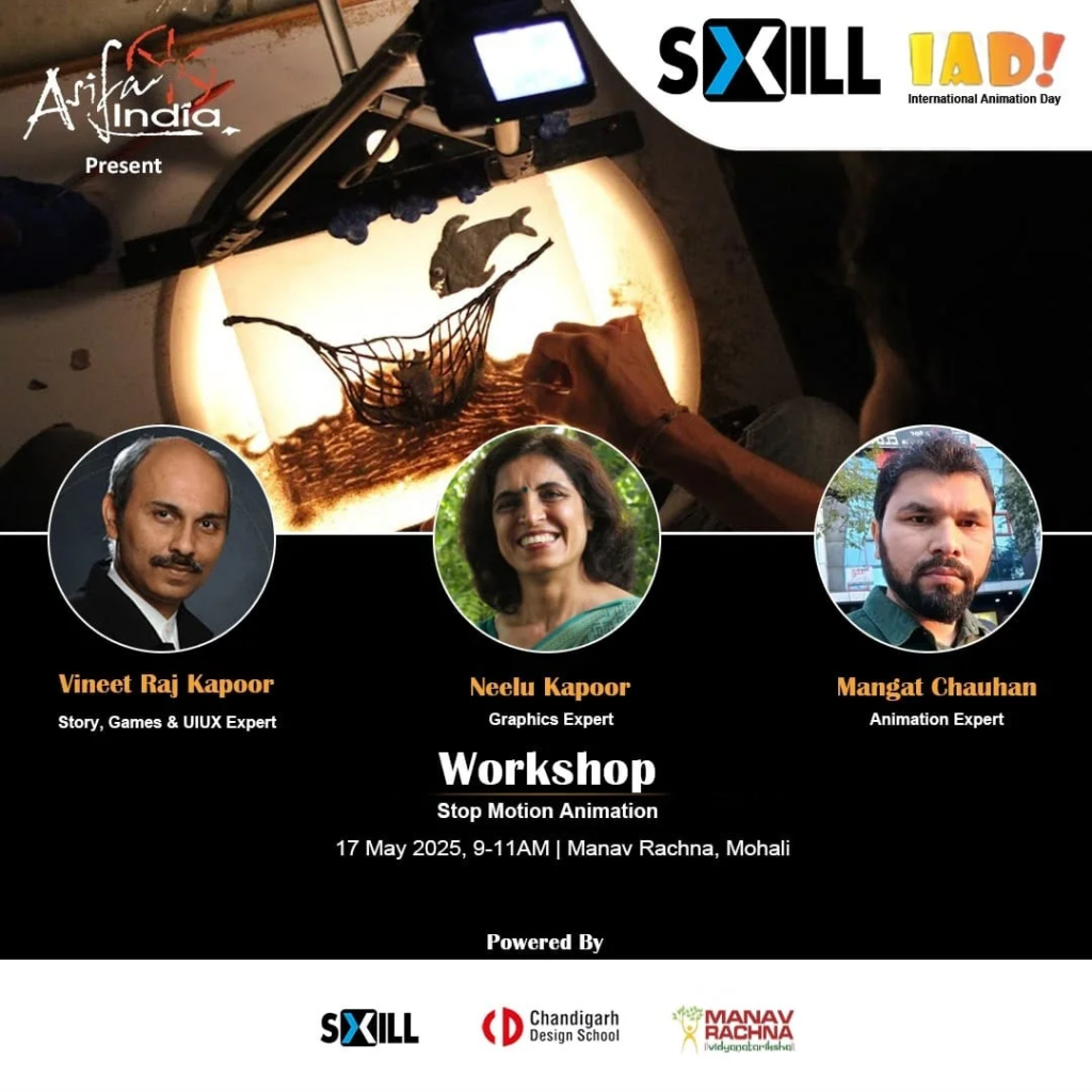 SXILL Experts Host International Animation Day Event at Manav Rachna School Mohali