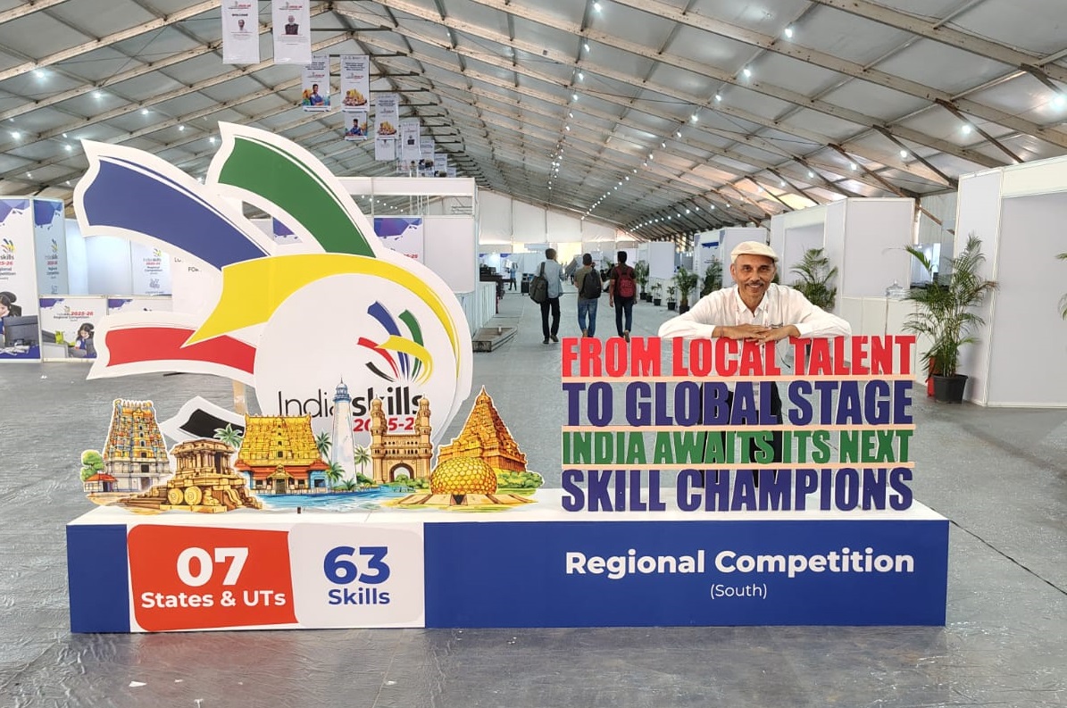 Vineet Raj Kapoor leads as Chief Expert for Industrial Design Technology (IDT) at IndiaSkills South Regionals