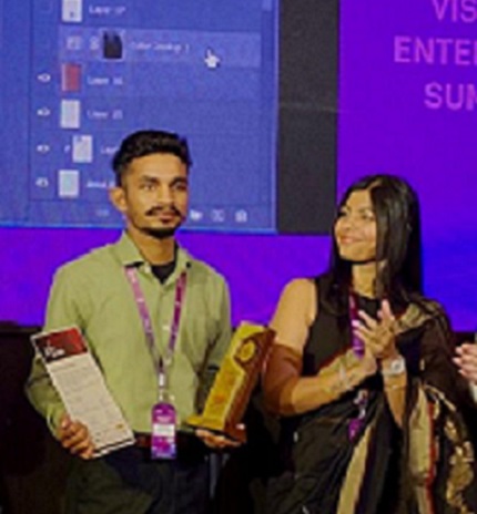 SXILL Student Arjun Kumar Wins “Best Animator” at WAVES 2025 Awards of Excellence (2)